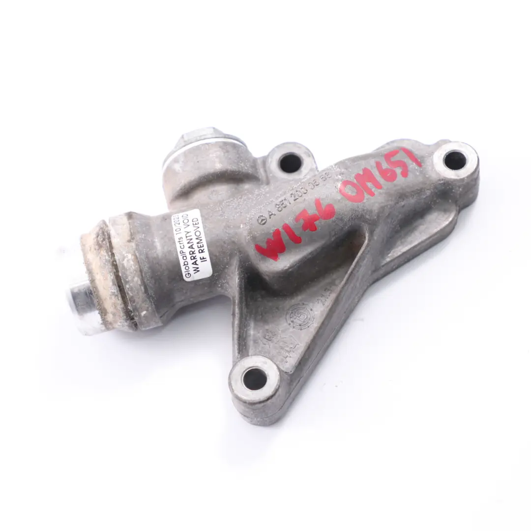Mercedes C117 W176 W246 OM651 Engine Coolant Flange Connector Hose - SKU A6512000556 - Part number A6512000556