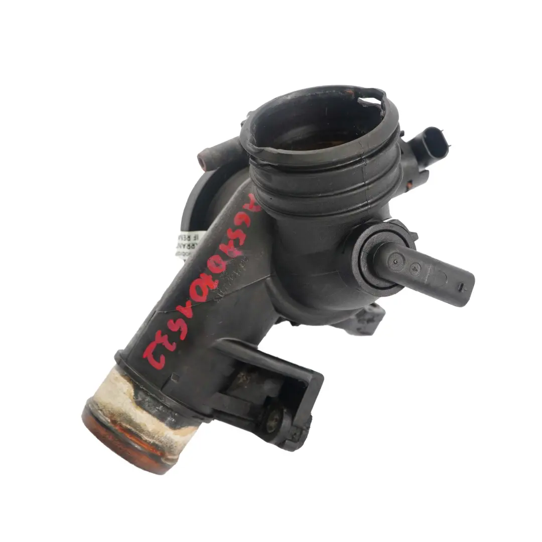 Mercedes Sprinter W906 OM651 Coolant Thermostat Housing - SKU A6512000615 - Part number A6512000615