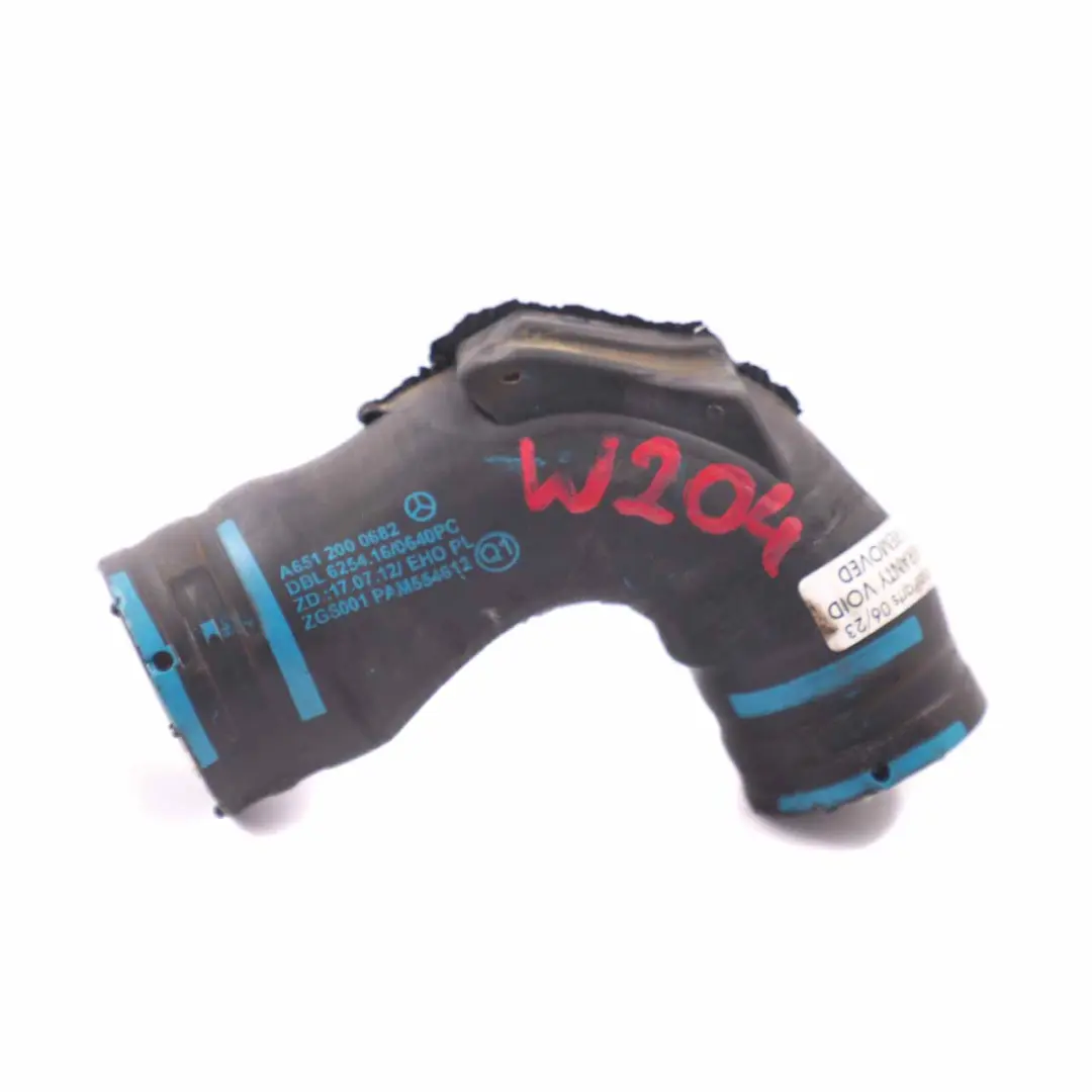 Tuyau d'eau Mercedes W204 W212 OM651 Ligne tuyauterie pompe eau refroidissement  - SKU A6512000682 - Numéro de pièce A6512000682