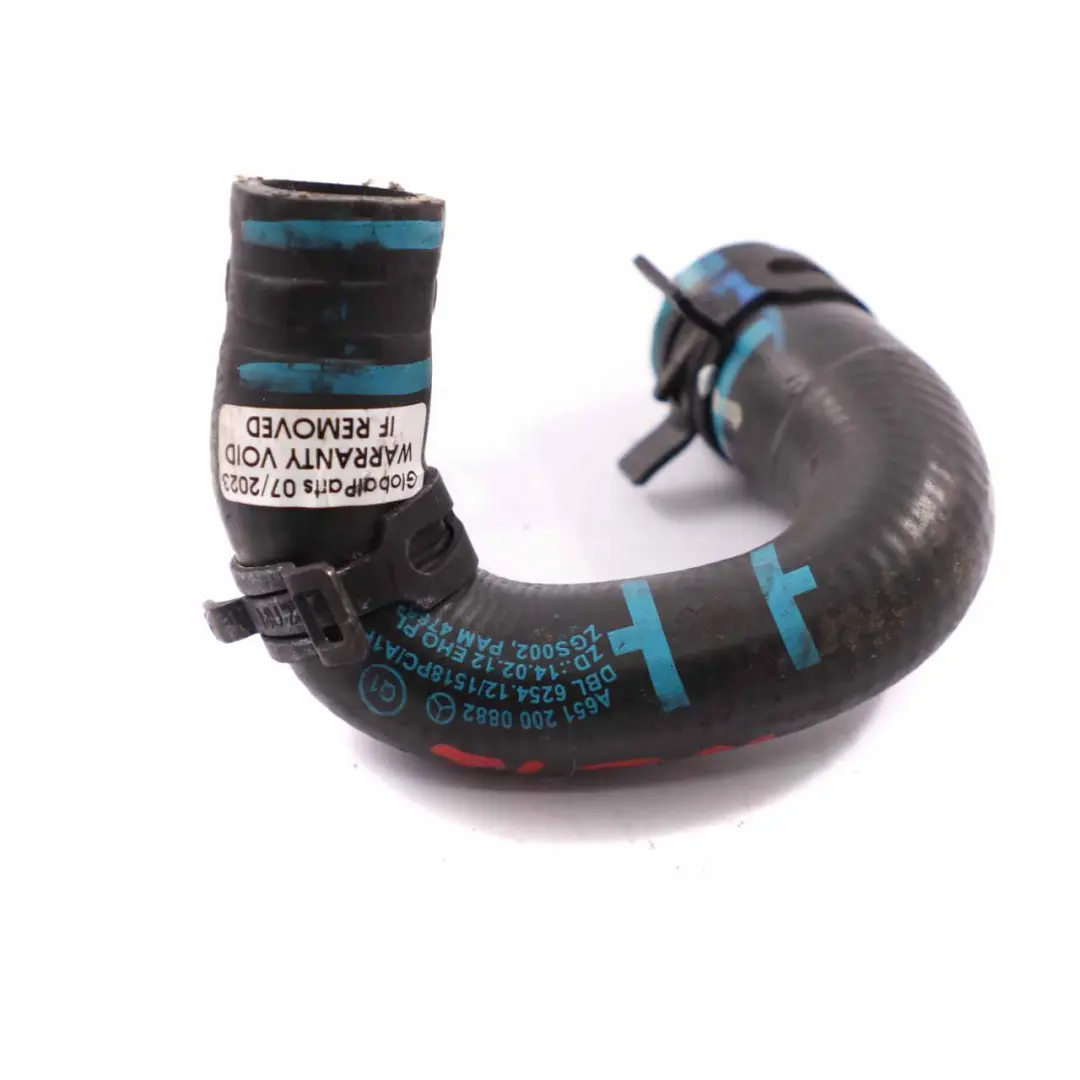 Tubo Agua Mercedes W639 W906 OM651 Refrigeración Motor Manguera para con número de pieza A6512000882 Tubo Agua Mercedes W639 W906 OM651 Refrigeración Motor Manguera - SKU A6512000882 - Número de pieza A6512000882