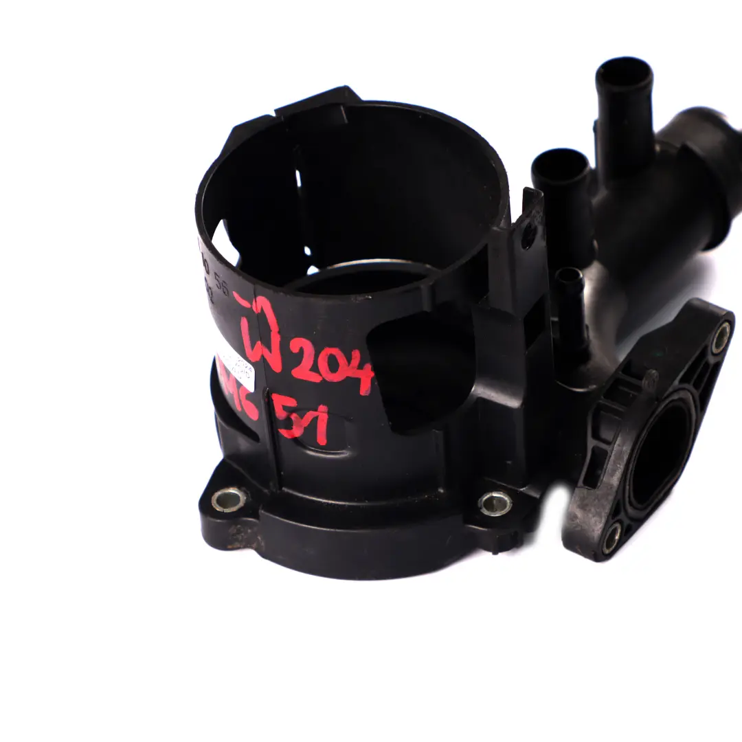  Thermostat Housing Mercedes W204 W207 W212 OM651 Coolant Unit Cover - SKU A6512001056-1 - Part number A6512001056