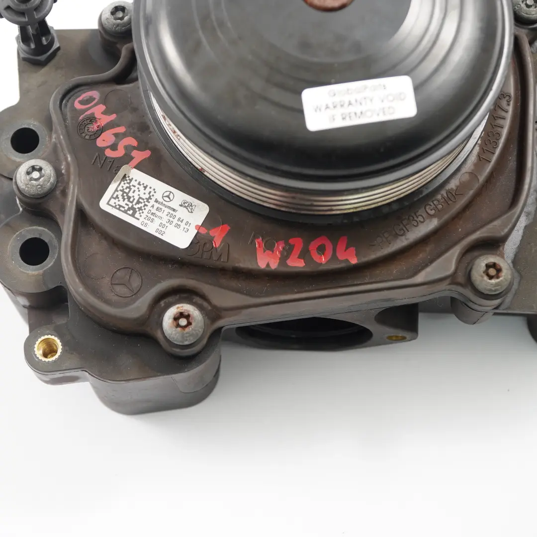 Mercedes W204 W212 W221 Diesel OM651 Pompa Wody - SKU A6512001901-3 - Numer Części A6512001901
