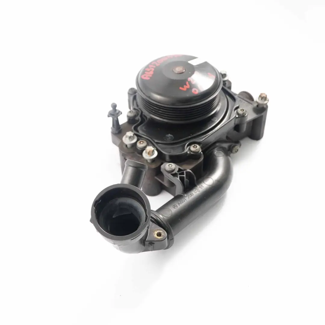 Mercedes W204 W212 W221 Engine Water Pump Coolant Water Unit OM651 - SKU A6512001901-4 - Part number A6512001901