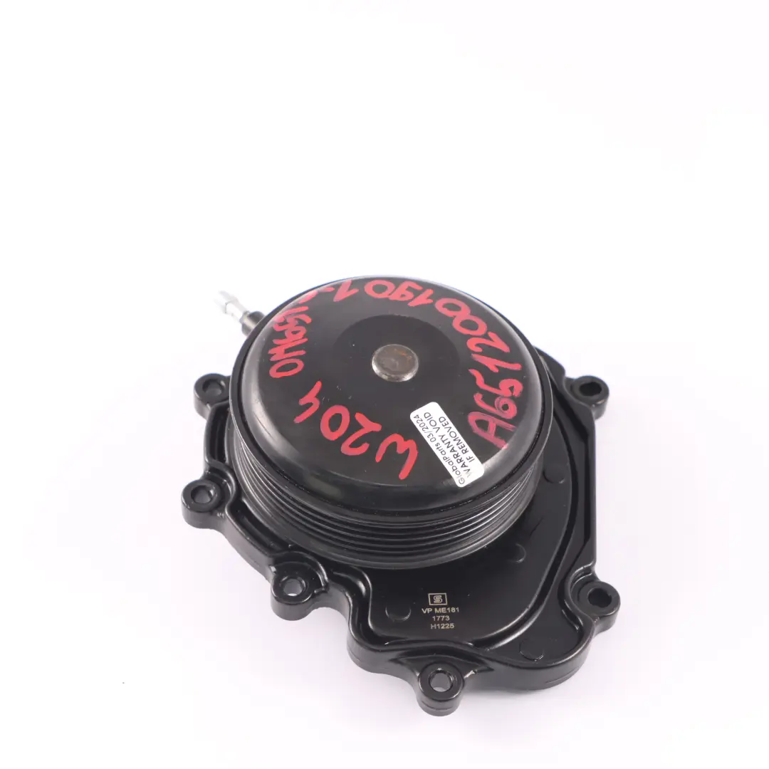 Mercedes W204 W212 W221 Engine Water Pump Coolant Water Unit OM651 - SKU A6512001901-4 - Part number A6512001901