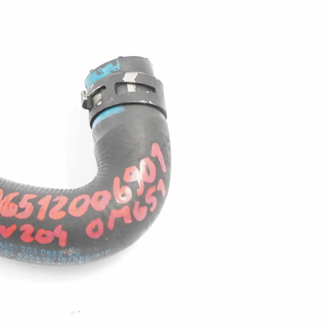  Tubo Acqua Mercedes W212 Flessibile Liquido Raffreddamento Motore - SKU A6512006901 - Numero di parte A6512006901