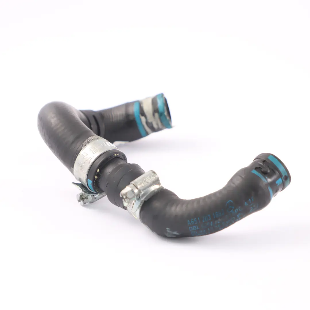 Coolant Hose Mercedes W204 Diesel OM651 EGR Cooler Valve Line to with Part number A6512031882 Coolant Hose Mercedes W204 Diesel OM651 EGR Cooler Valve Line - SKU A6512030882 - Part number A6512031882