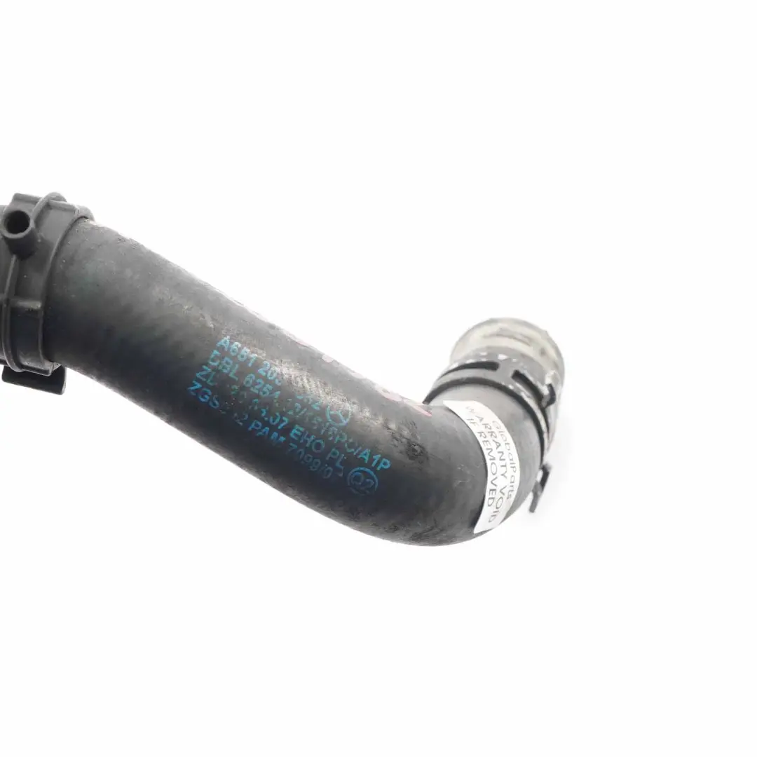 Mercedes Sprinter W906 Coolant Hose OM651 Diesel Heater Water Pipe - SKU A6512031382 - Part number A6512031382