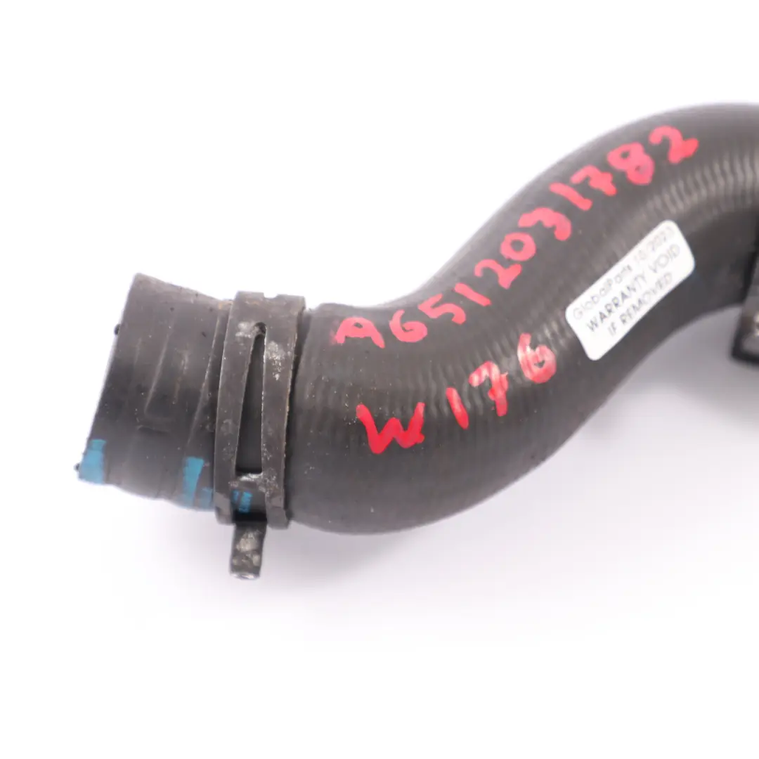 Tuyau d'eau Mercedes W176 W246 OM651 Ligne tuyauterie pompe eau pour à propos du numéro de pièce A6512031782 Tuyau d'eau Mercedes W176 W246 OM651 Ligne tuyauterie pompe eau - SKU A6512031782 - Numéro de pièce A6512031782