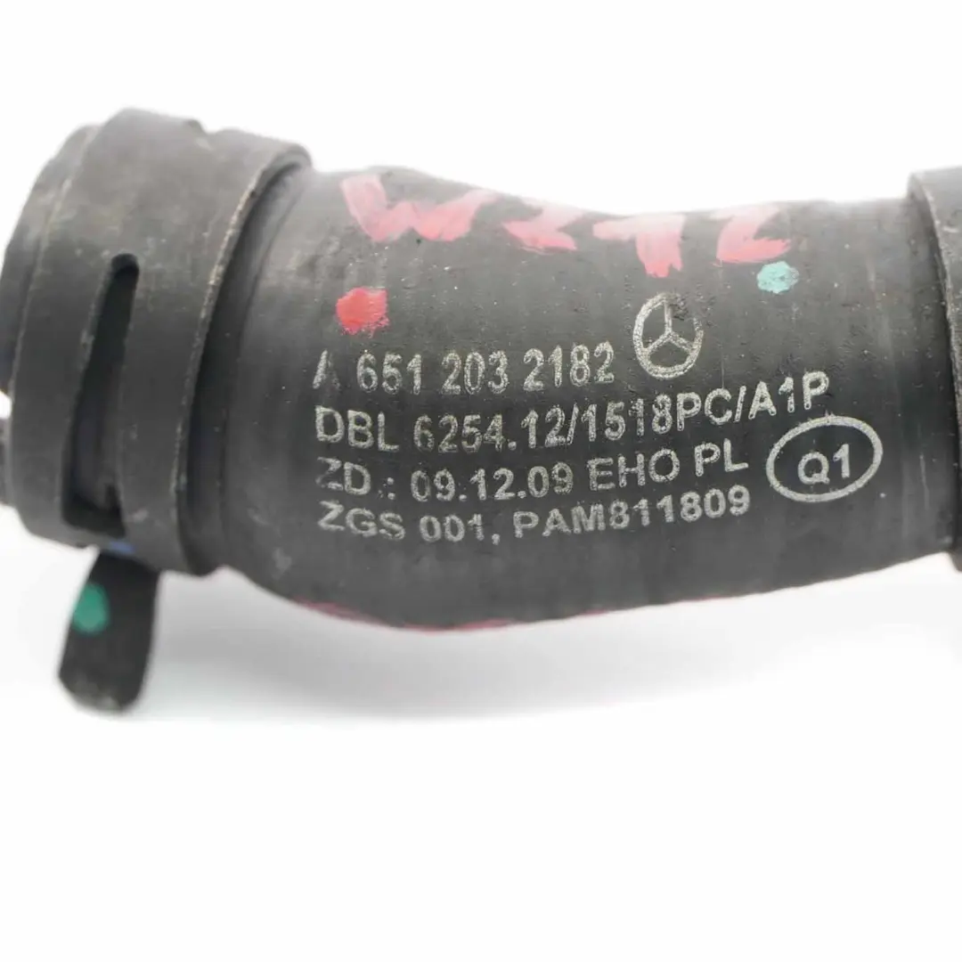  Tuyau d'eau Mercedes W204 W212 Conduite liquide refroidissement - SKU A6512032182 - Numéro de pièce A6512032182