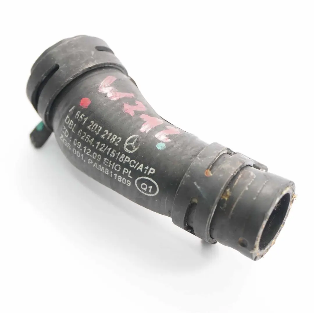 Manguera de agua Mercedes W204 W212 Refrigeración Tubería para con número de pieza A6512032182 Manguera de agua Mercedes W204 W212 Refrigeración Tubería - SKU A6512032182 - Número de pieza A6512032182