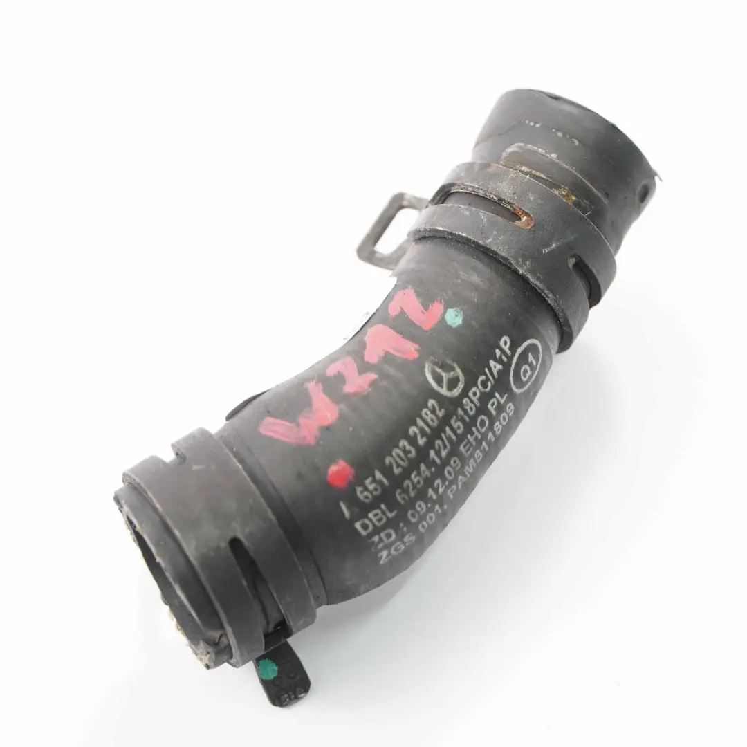  Tuyau d'eau Mercedes W204 W212 Conduite liquide refroidissement - SKU A6512032182 - Numéro de pièce A6512032182