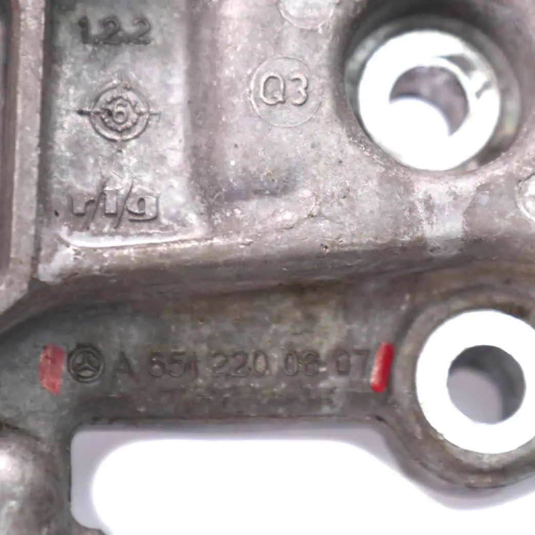 Mount Mercedes W176 W246 OM651 Support Bracket Holder to Engine with Part number A6512200607 Engine Mount Mercedes W176 W246 OM651 Support Bracket Holder - SKU A6512200607 - Part number A6512200607