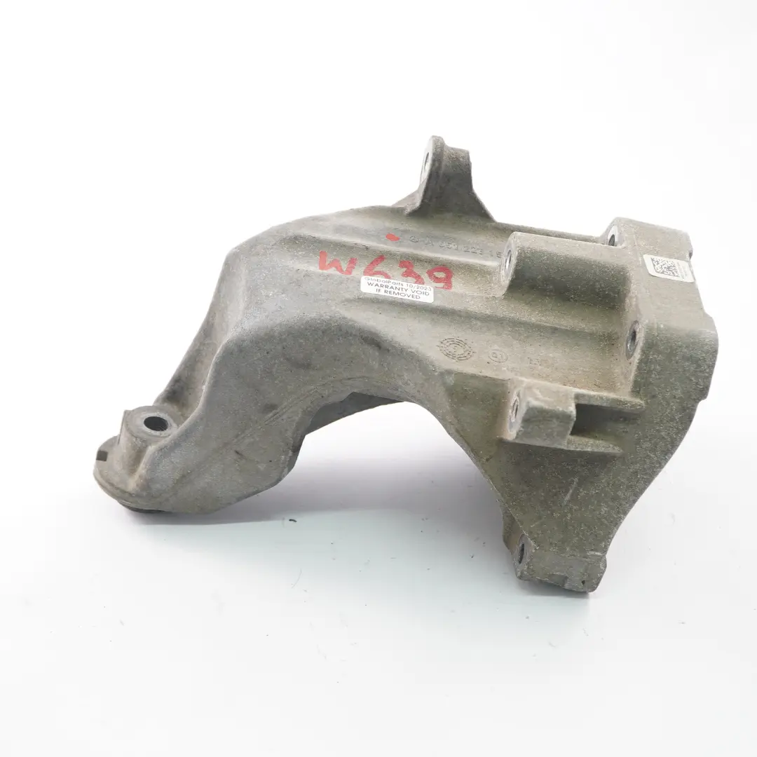 OM651 Soporte Motor Diesel Izquierdo para Mercedes Vito Viano W639 con número de pieza A6512231504 Mercedes Vito Viano W639 OM651 Soporte Motor Diesel Izquierdo - SKU A6512231504 - Número de pieza A6512231504