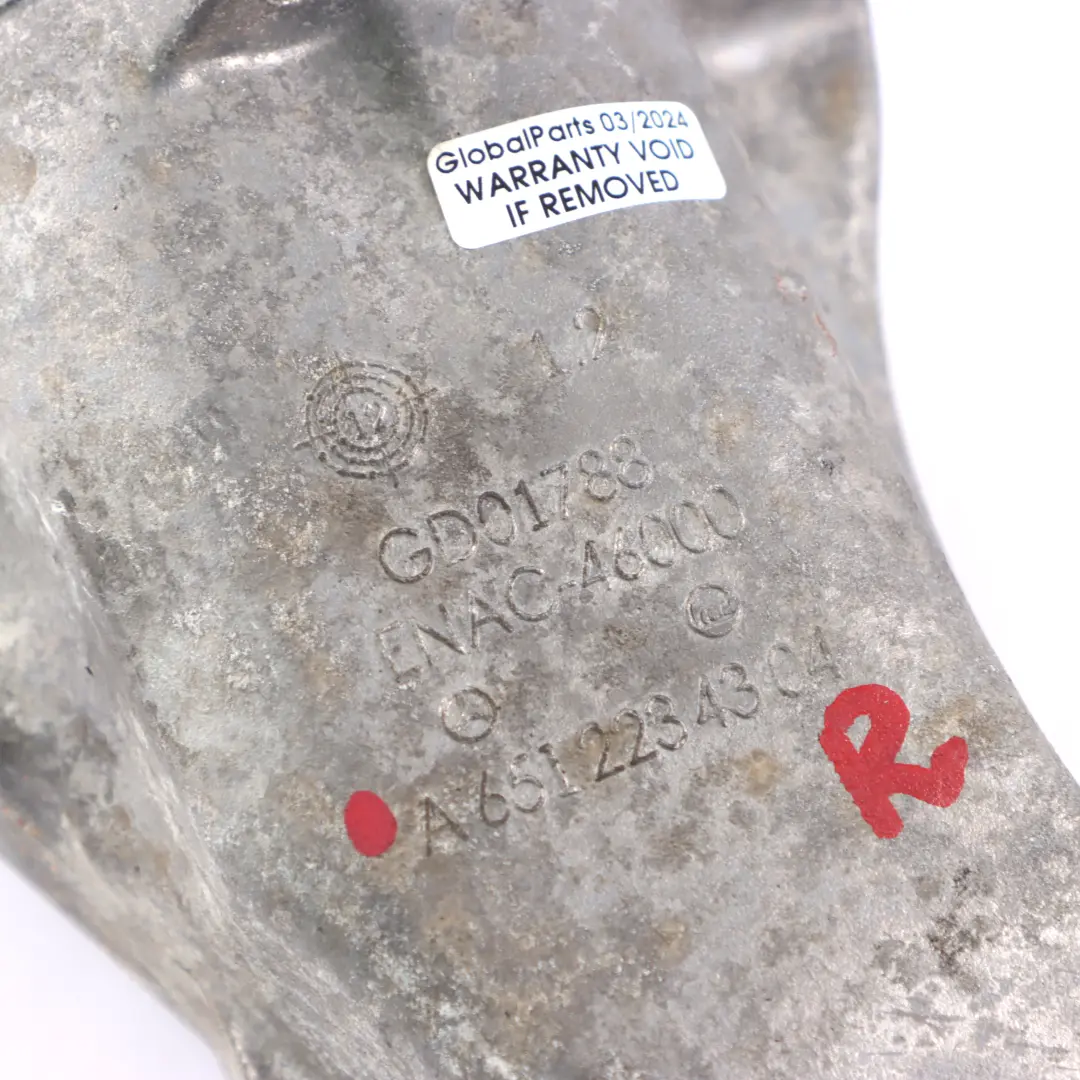 OM651 Engine Mount Support Bracket Right O/S Holder to Mercedes W205 with Part number A6512234304 Mercedes W205 OM651 Engine Mount Support Bracket Right O/S Holder - SKU A6512234304 - Part number A6512234304