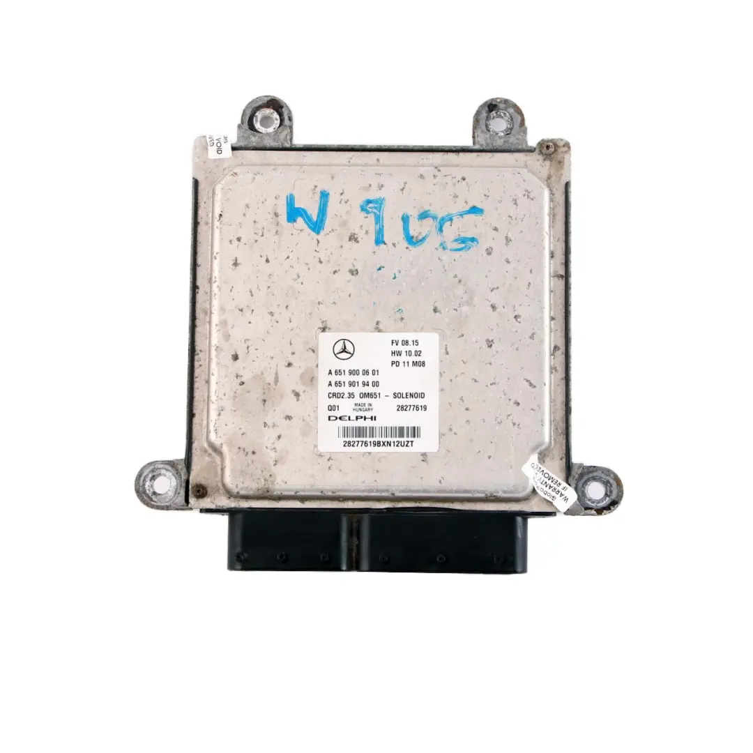 OM651 Diesel Engine Control Unit CRD ECU per Mercedes W906 313 CDI con numero di parte A6519000601 Mercedes W906 313 CDI OM651 Diesel Engine Control Unit CRD ECU - SKU A6519000601 - Numero di parte A6519000601