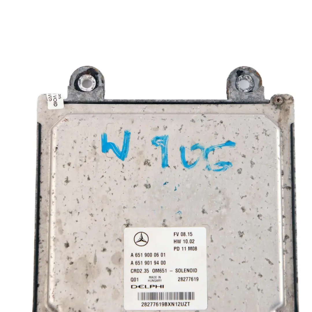  Mercedes-Benz W906 313 CDI OM651 Diesel Engine Control Unit CRD ECU - SKU A6519000601 - Part number A6519000601