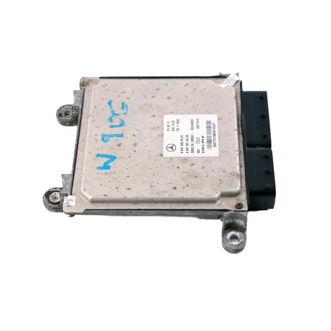 Mercedes W906 313 CDI OM651 Unité contrôle du moteur diesel CRD ECU - SKU A6519000601 - Numéro de pièce A6519000601