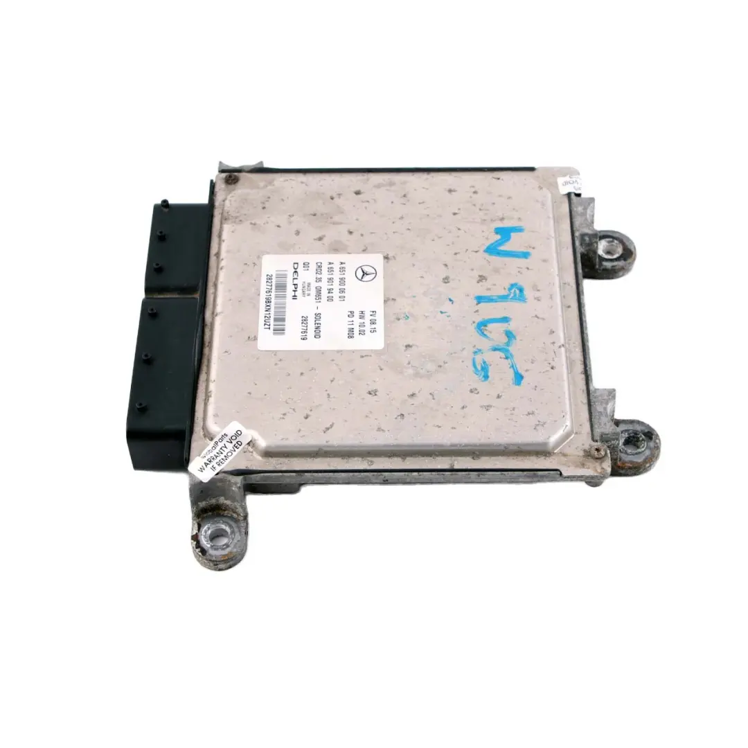  Mercedes-Benz W906 313 CDI OM651 Diesel Engine Control Unit CRD ECU - SKU A6519000601 - Part number A6519000601