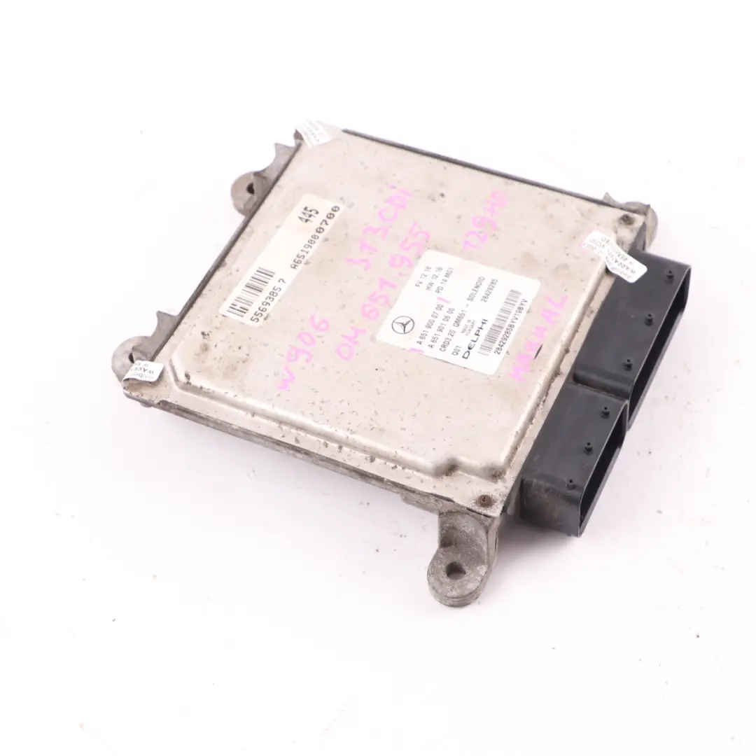 OM651.955 129HP Diesel Engine ECU Manual Mercedes W906 313 CDI - SKU A6519000700 - Part number A6519000700