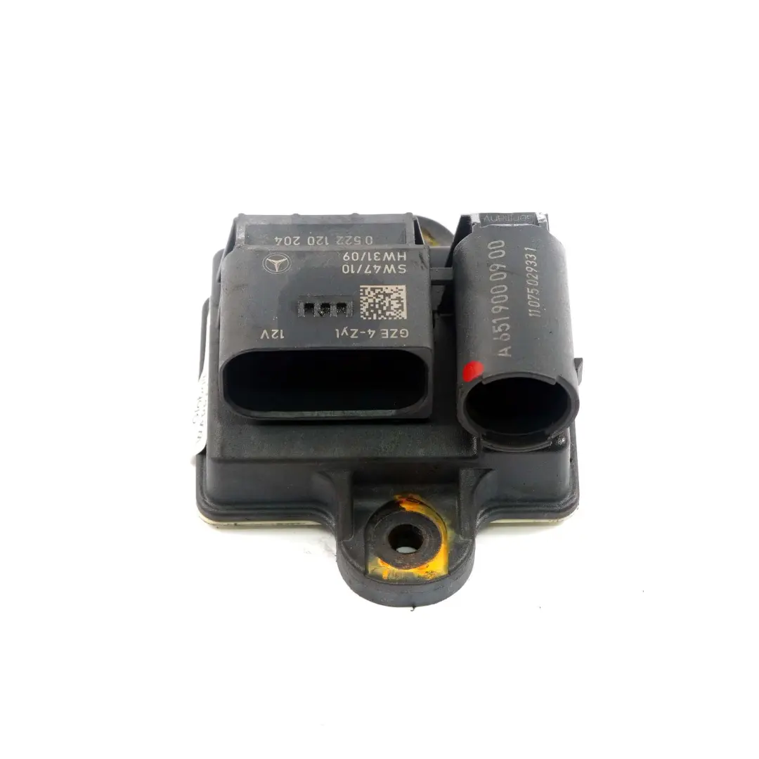 Glow Plug Relay Unit Module W906 OM651 Diesel Engine to Mercedes W204 with Part number A6519000900 Mercedes W204 Glow Plug Relay Unit Module W906 OM651 Diesel Engine - SKU A6519000900 - Part number A6519000900