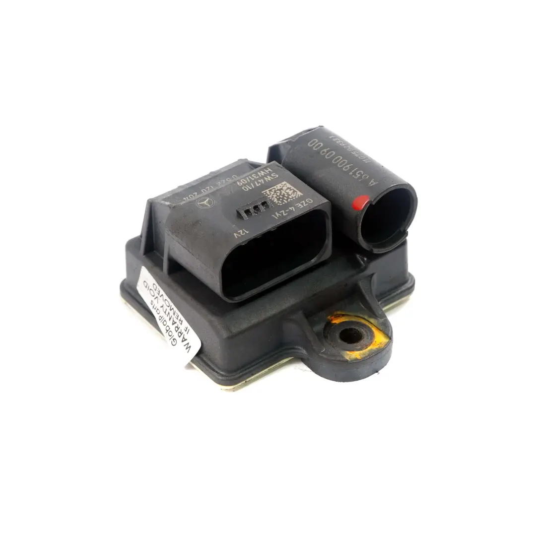 module relais bougie prechauffage W906 OM651 moteur pour Mercedes W204 à propos du numéro de pièce A6519000900 Mercedes W204 module relais bougie prechauffage W906 OM651 moteur - SKU A6519000900 - Numéro de pièce A6519000900