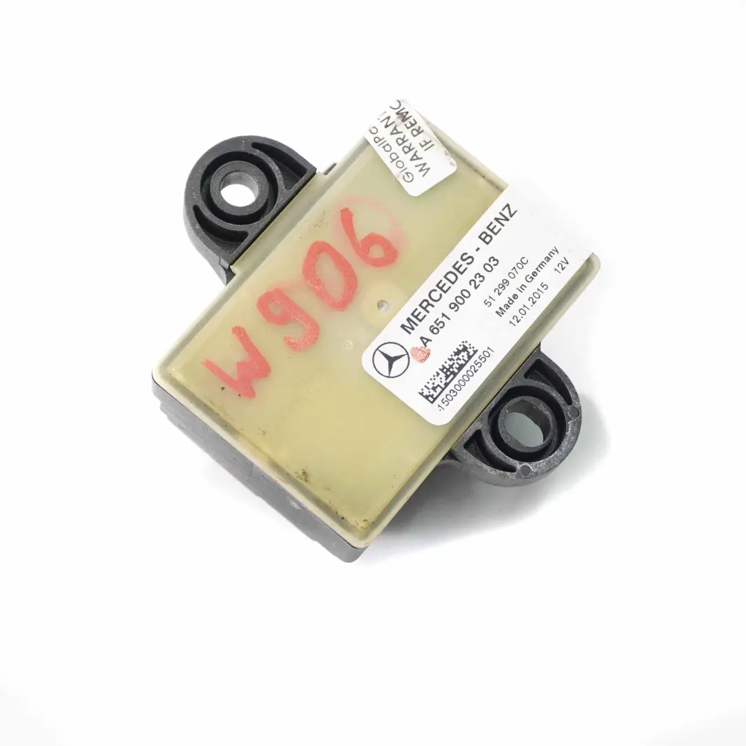 OM651 Diesel Módulo relé bujías incandescentes control para Mercedes W906 con número de pieza A6519002303 Mercedes W906 OM651 Diesel Módulo relé bujías incandescentes control - SKU A6519002303 - Número de pieza A6519002303