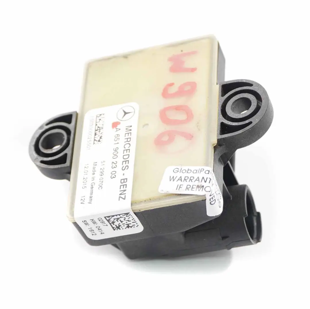 OM651 Diesel Module contrôle bougies préchauffage pour Mercedes W906 à propos du numéro de pièce A6519002303 Mercedes W906 OM651 Diesel Module contrôle bougies préchauffage - SKU A6519002303 - Numéro de pièce A6519002303