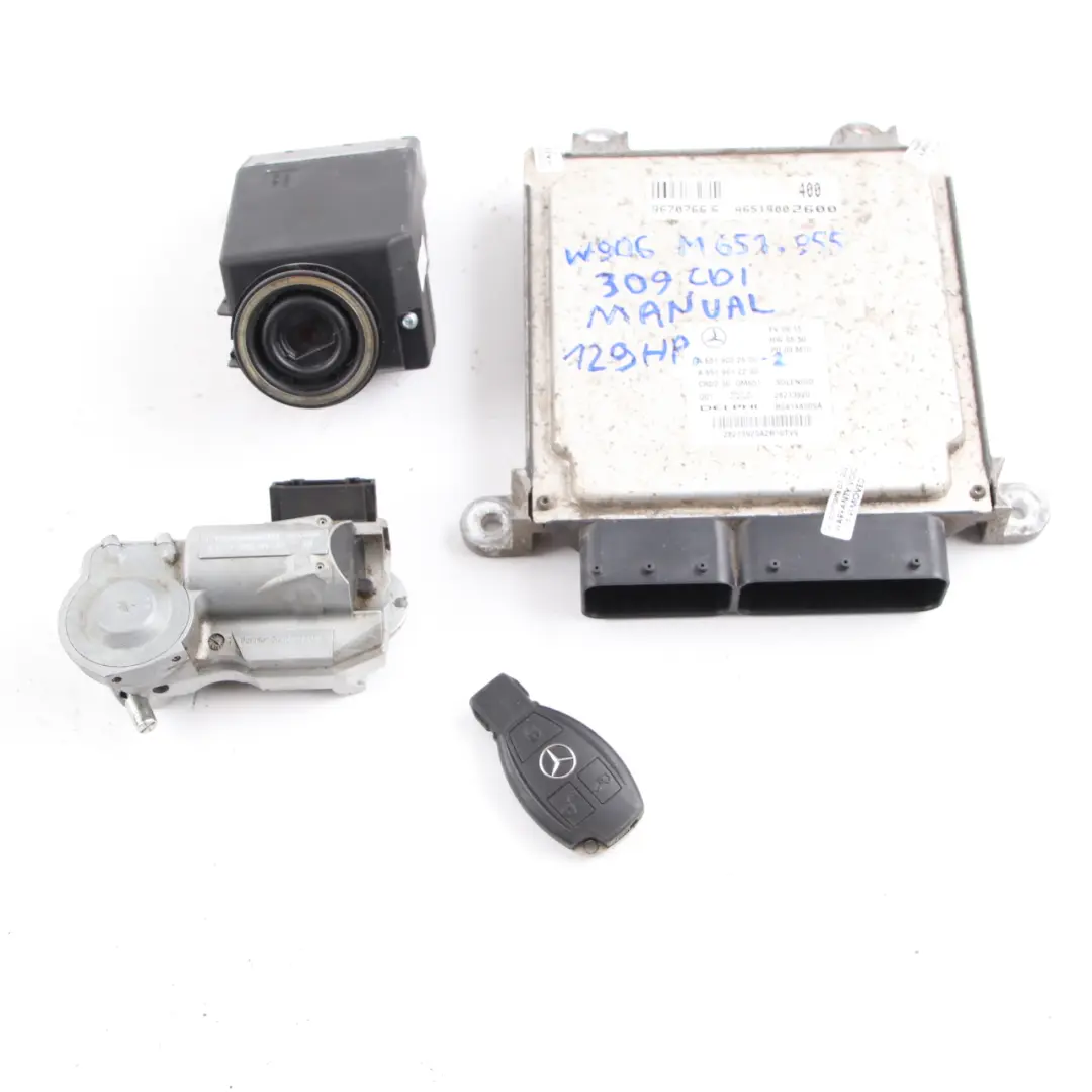309CDI OM651.955 Diesel Engine ECU Kit Key Lock Manual to Mercedes W906 with Part number A6519002600 Mercedes W906 309CDI OM651.955 Diesel Engine ECU Kit Key Lock Manual - SKU A6519002600-2 - Part number A6519002600