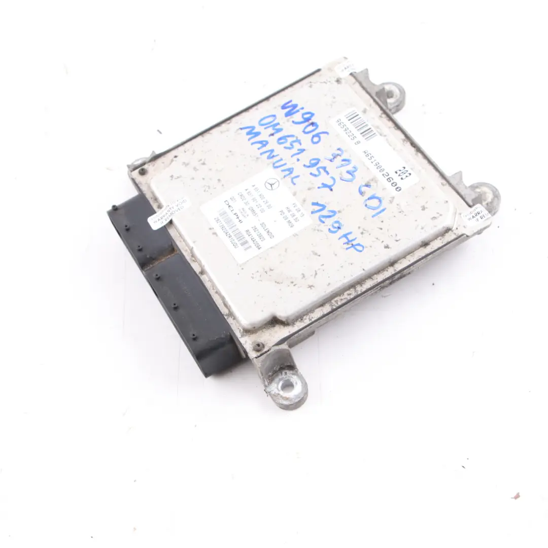 OM651.957 129HP Engine ECU Unit Module Manual to Mercedes W906 313 CDI with Part number A6519002600 Mercedes W906 313 CDI OM651.957 129HP Engine ECU Unit Module Manual - SKU A6519002600 - Part number A6519002600