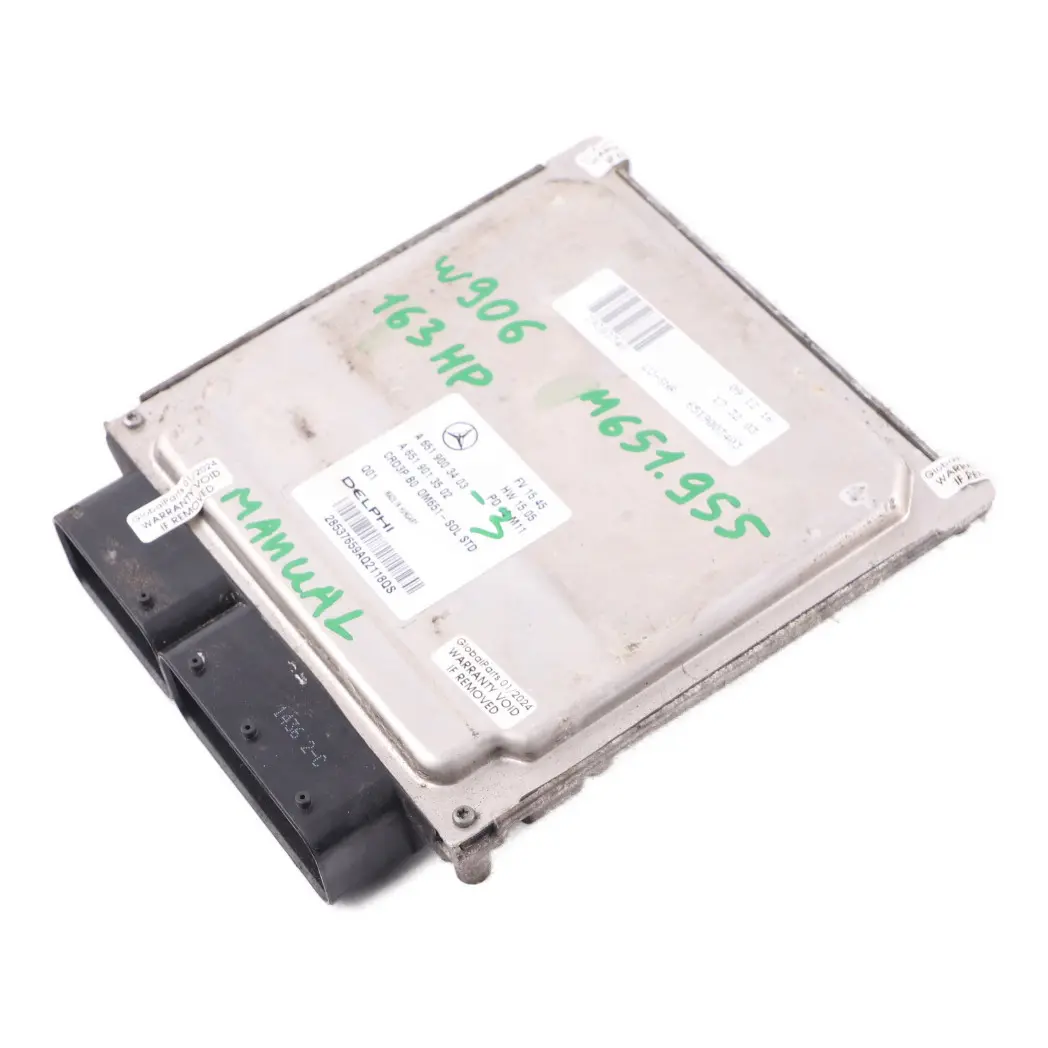 OM651.955 163HP Engine Unit Module ECU Manual to Mercedes Sprinter W906 with Part number A6519003403 Mercedes Sprinter W906 OM651.955 163HP Engine Unit Module ECU Manual - SKU A6519003403-3 - Part number A6519003403