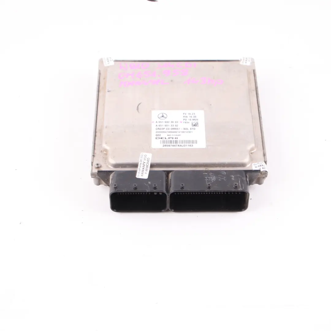 OM651.958 143HP ECU Engine Unit to Mercedes Sprinter W910 314 CDI with Part number A6519003603 Mercedes Sprinter W910 314 CDI OM651.958 143HP ECU Engine Unit - SKU A6519003603 - Part number A6519003603