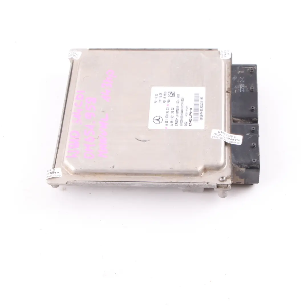 Mercedes Sprinter W910 314 CDI OM651.958 143HP ECU Engine Unit - SKU A6519003603 - Part number A6519003603