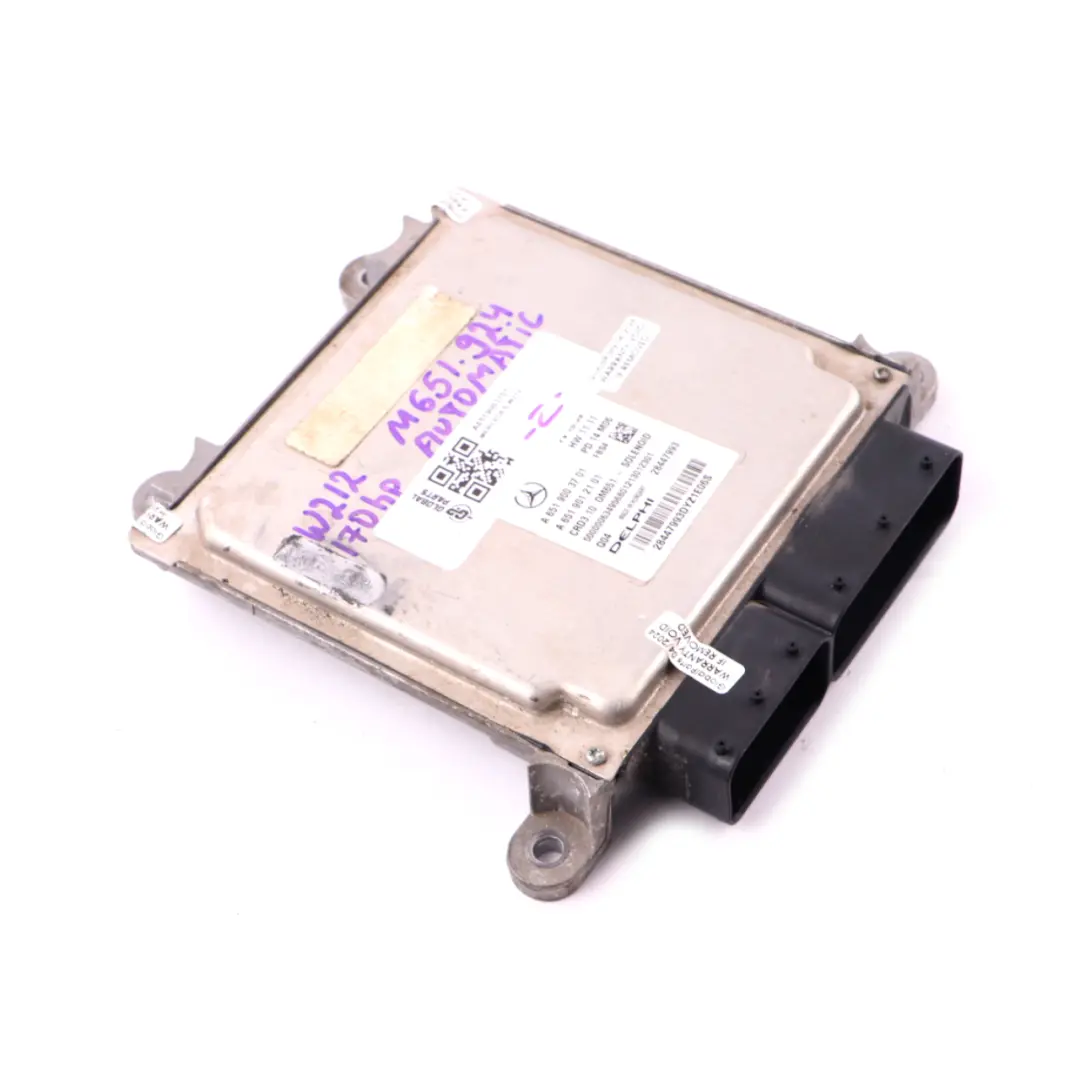 Mercedes W212 OM651.924 E220CDI 170HP Engine Control Unit Module ECU - SKU A6519003701 - Part number A6519003701
