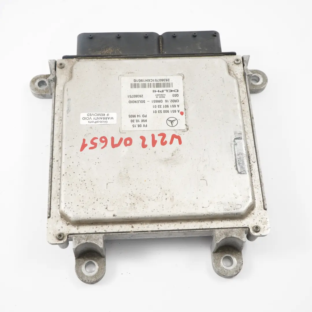  £Mercedes W212 E220CDI OM651 Diesel Engine Control Unit Module ECU - SKU A6519005301 - Part number A6519005301