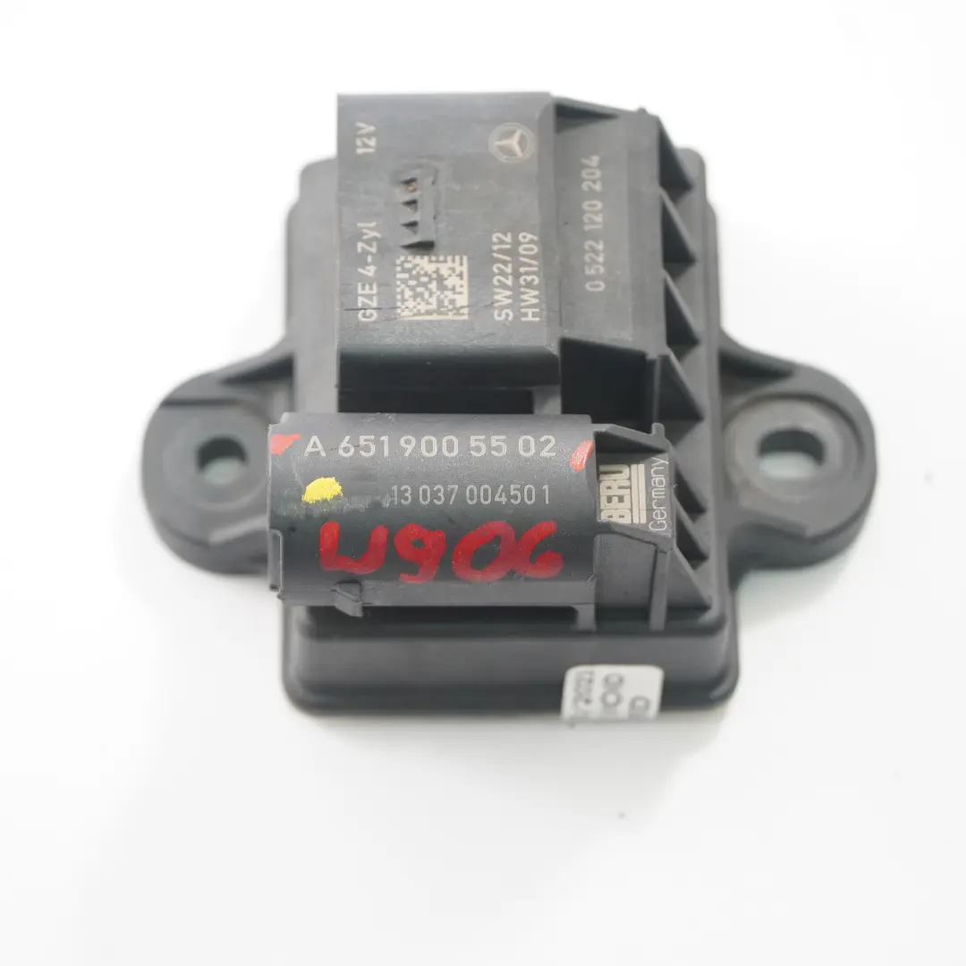  Glühkerze Mercedes W204 W212 W220 OM651 Diesel-Relaiseinheit Modul - SKU A6519005502 - Teilenummer A6519005502