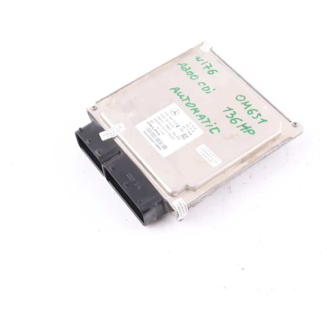 OM651 Moduł Sterownik Silnika ECU Diesel Mercedes W176 CDI - SKU A6519007003 - Numer Części A6519007003