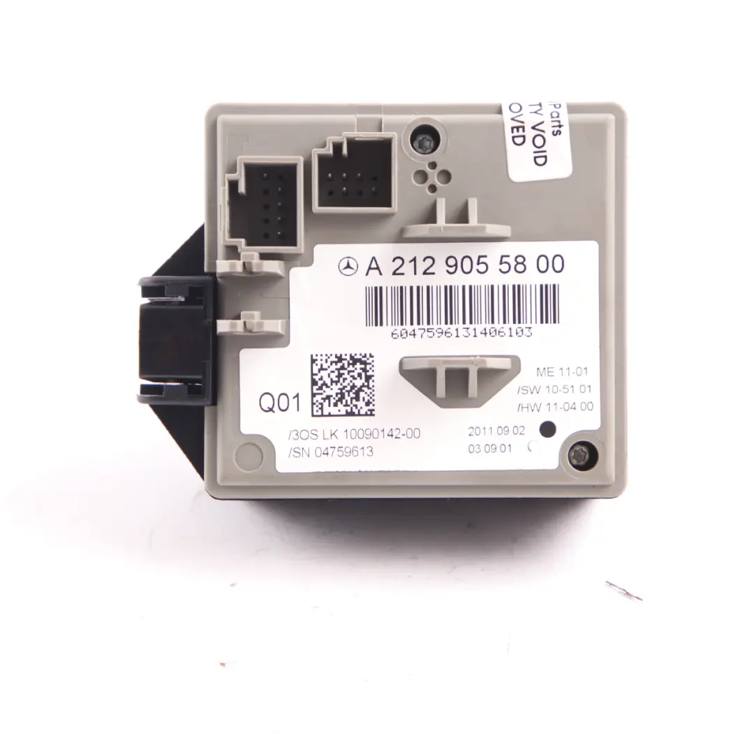 Mercedes W212 E250CDI Blue Efficiency OM651 204HP Moteur ECU kit Clé - SKU A6519007401-1 - Numéro de pièce A6519007401