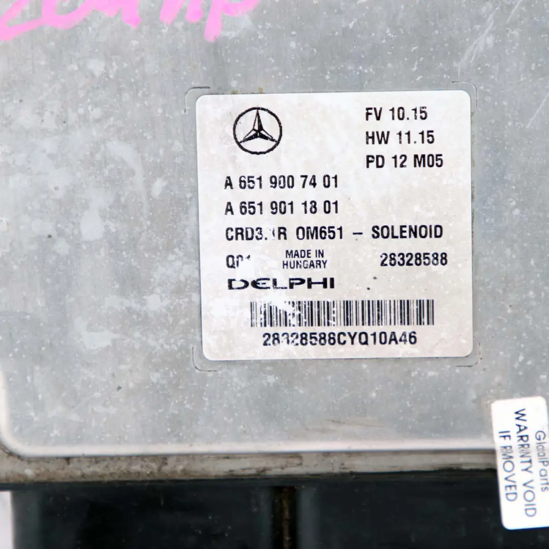 E250CDI Blue Efficiency OM651 204HP Engine ECU Key to Mercedes W212 with Part number A6519007401 Mercedes W212 E250CDI Blue Efficiency OM651 204HP Engine ECU Key - SKU A6519007401-3 - Part number A6519007401