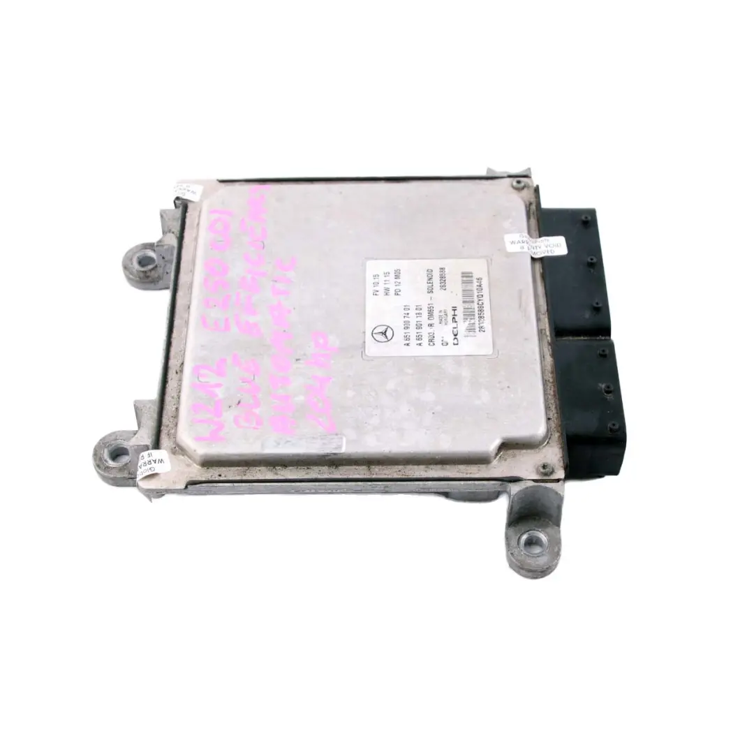 E250CDI Blue Efficiency OM651 204HP Engine Module ECU to Mercedes W212 with Part number A6519007401 Mercedes W212 E250CDI Blue Efficiency OM651 204HP Engine Module ECU - SKU A6519007401 - Part number A6519007401