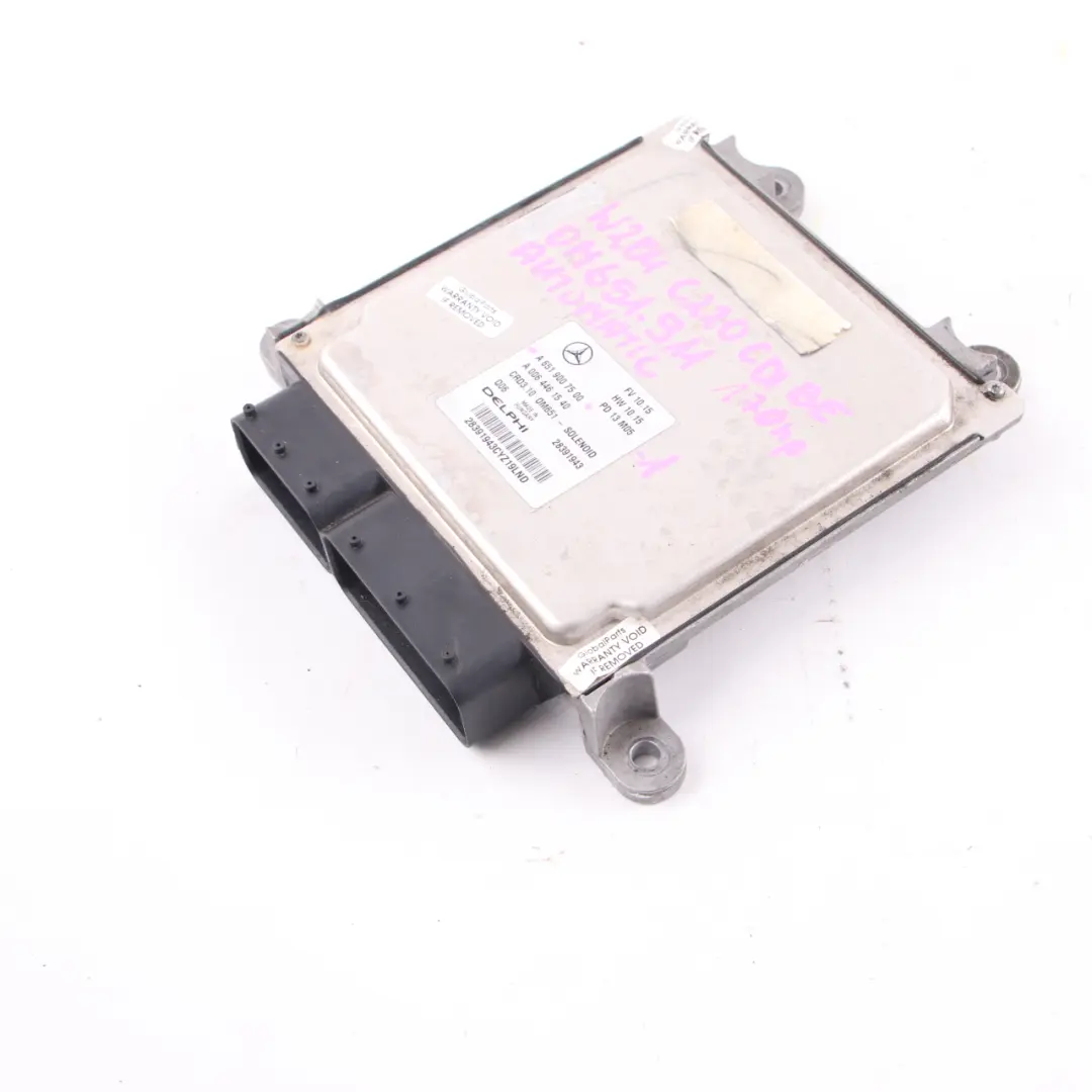 Mercedes W204 C220CDI BlueEFFICIENCY OM651.911 Motor ECU Automático - SKU A6519007500-1 - Número de pieza A6519007500