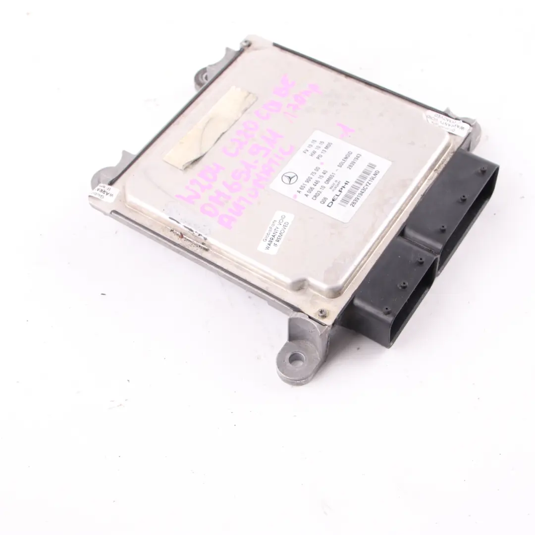Mercedes W204 C220CDI BlueEFFICIENCY OM651.911 Engine ECU Automatic - SKU A6519007500-1 - Part number A6519007500