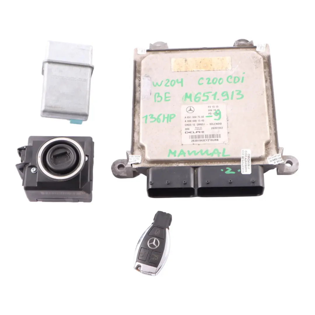 Mercedes W212 E220CDI OM651.924 Motoreinheit Modul ECU Automatik - SKU A6519007500 - Teilenummer A6519007500