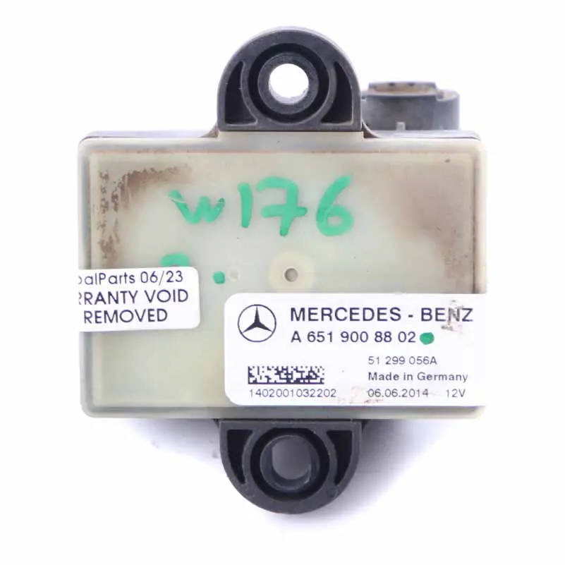 Mercedes W156 W176 W246 OM607 Glow Plug Diesel Relay Unit Module - SKU A6519008802 - Part number A6519008802