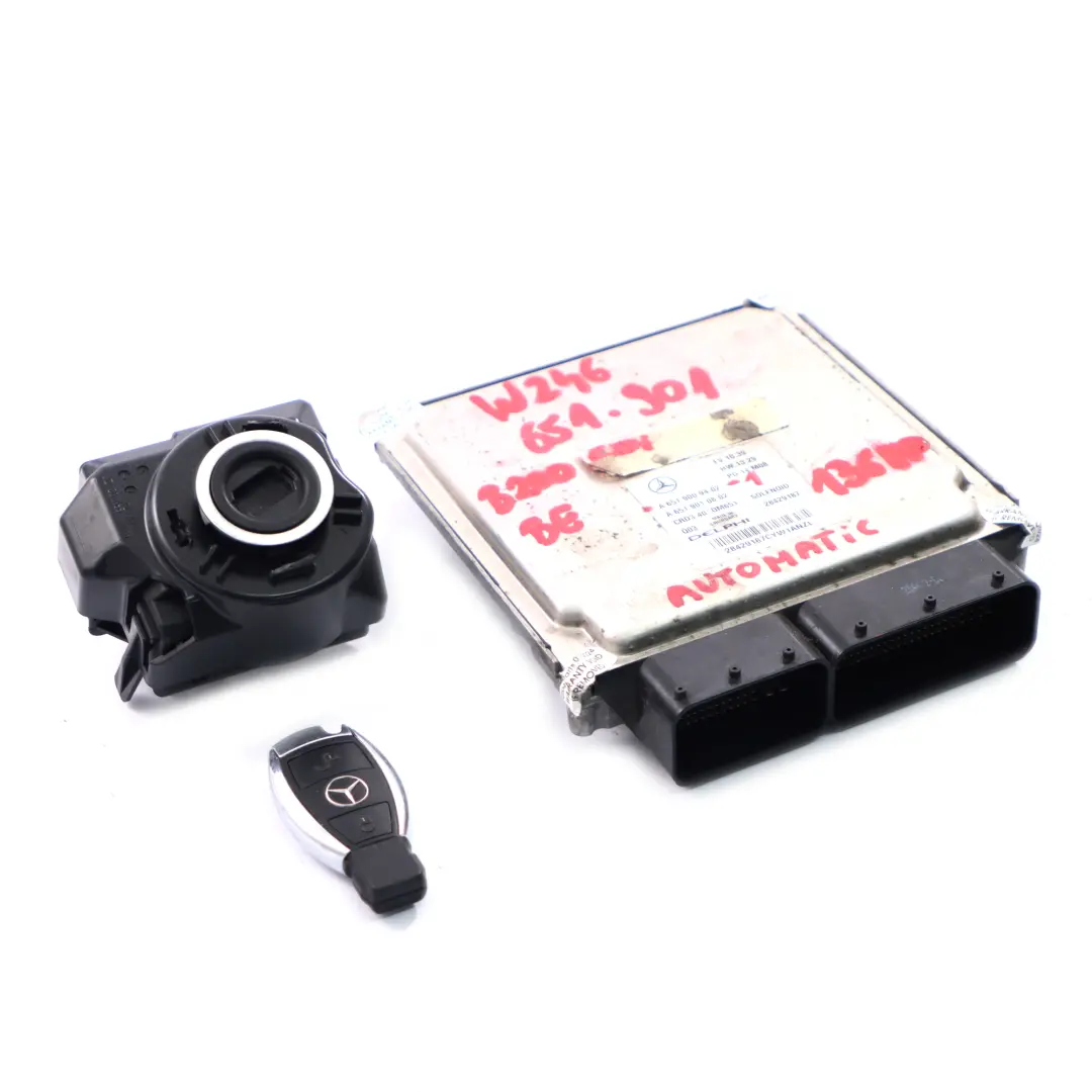 Mercedes W245 B200 CDI Azul Eficiencia OM651.901 136HP Kit ECU Llave - SKU A6519009402-1 - Número de pieza A6519009402