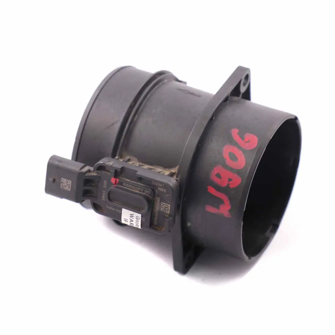 OM651 Diesel flusso d'aria sensore di massa per Mercedes Sprinter W906 con numero di parte A6519050500 Mercedes Sprinter W906 OM651 Diesel flusso d'aria sensore di massa - SKU A6519050500 - Numero di parte A6519050500