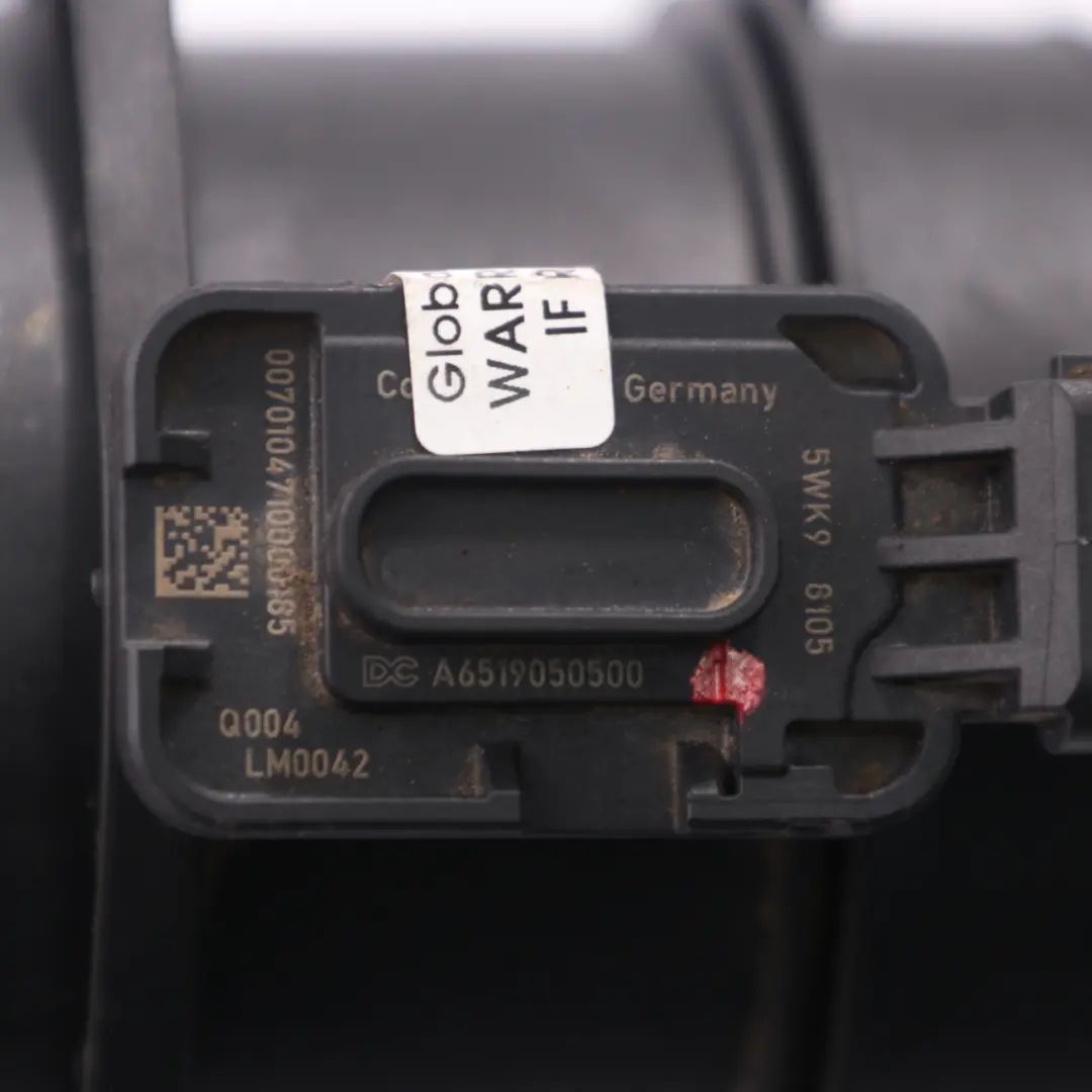 Mercedes Sprinter W906 OM651 Diesel Medidor de Masa de Aire Sensor - SKU A6519050500 - Número de pieza A6519050500