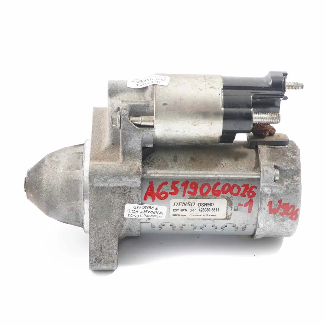 Motorino avviamento Mercedes W212 W639 OM651 Motore diesel Denso DSN967 per con numero di parte A6519060026 Motorino avviamento Mercedes W212 W639 OM651 Motore diesel Denso DSN967 - SKU A6519060026-1 - Numero di parte A6519060026
