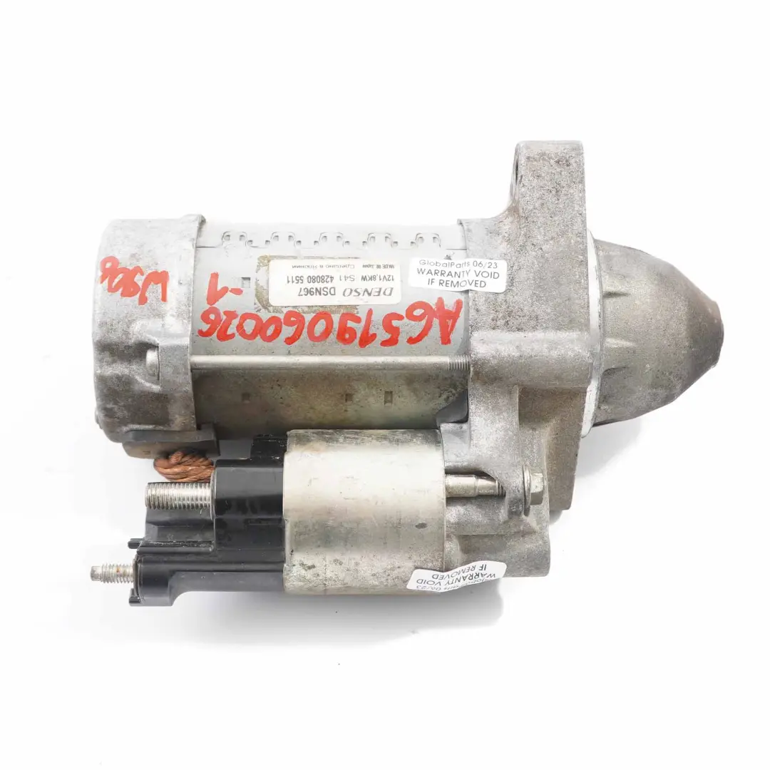  Starter Motor Mercedes W204 W212 W639 OM651 Diesel Engine Denso DSN967 - SKU A6519060026-1 - Part number A6519060026