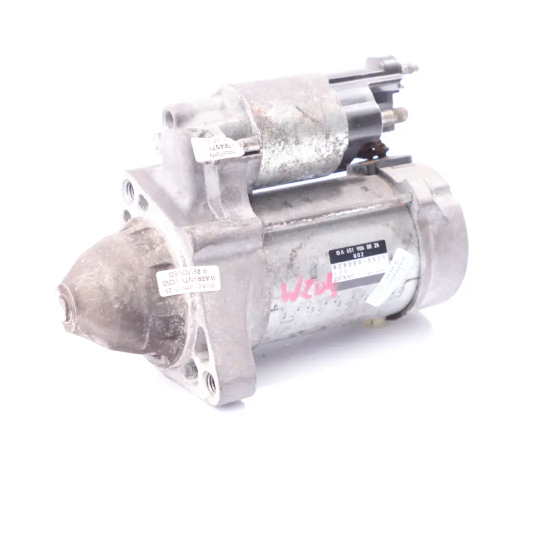  Starter Motor Mercedes W204 W212 W639 OM651 Diesel Engine DENSO - SKU A6519060026 - Part number A6519060026