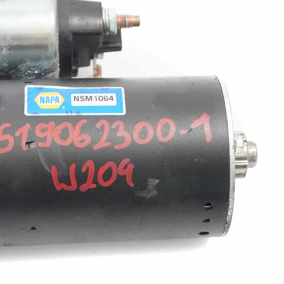 Motor arranque Mercedes W204 W212 OM651 Diesel Motor arranque NAPA para con número de pieza A6519062300 Motor arranque Mercedes W204 W212 OM651 Diesel Motor arranque NAPA - SKU A6519062300-1 - Número de pieza A6519062300